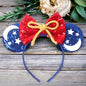 Patriotic Mouse Ears - Red White & Blue, Stars and Stripes - 6 Styles
