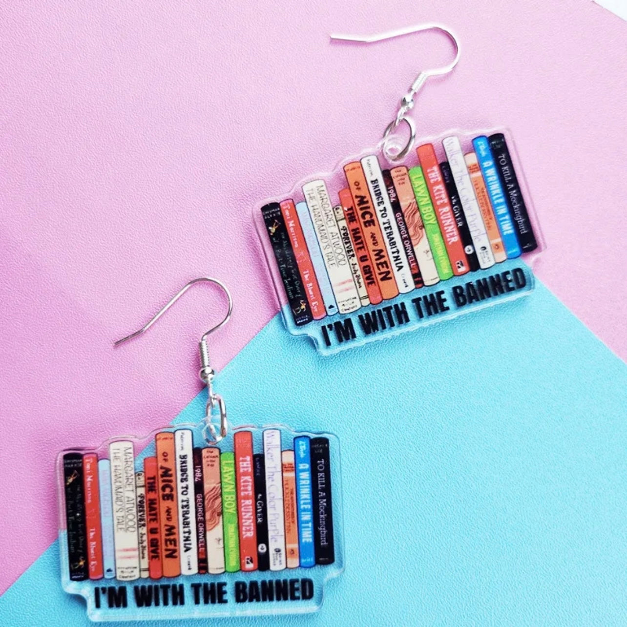  I'm With the Banned Earrings: Wear Your Story! ✨📚 - Rhythms of Grace Creative