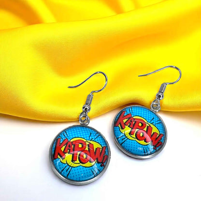 Superhero Sparkle: Dangle Earrings for Everyday Adventure!