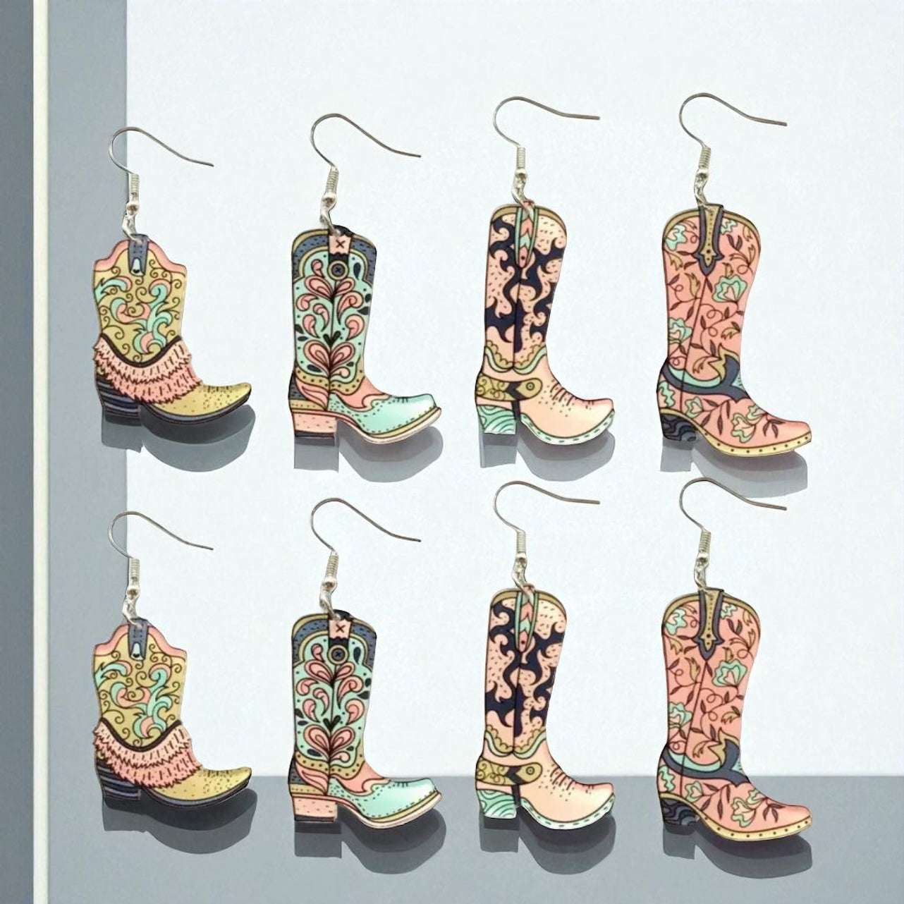 Boot Scootin' Bling: Cowgirl Boots Earrings for Your Inner Rockstar!