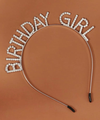 Birthday Headband - Rhinestone Headband, Rhinestone Headpiece, Birthday Headpiece, Birthday Party, It’s My Birthday - Rhythms of Grace Creative