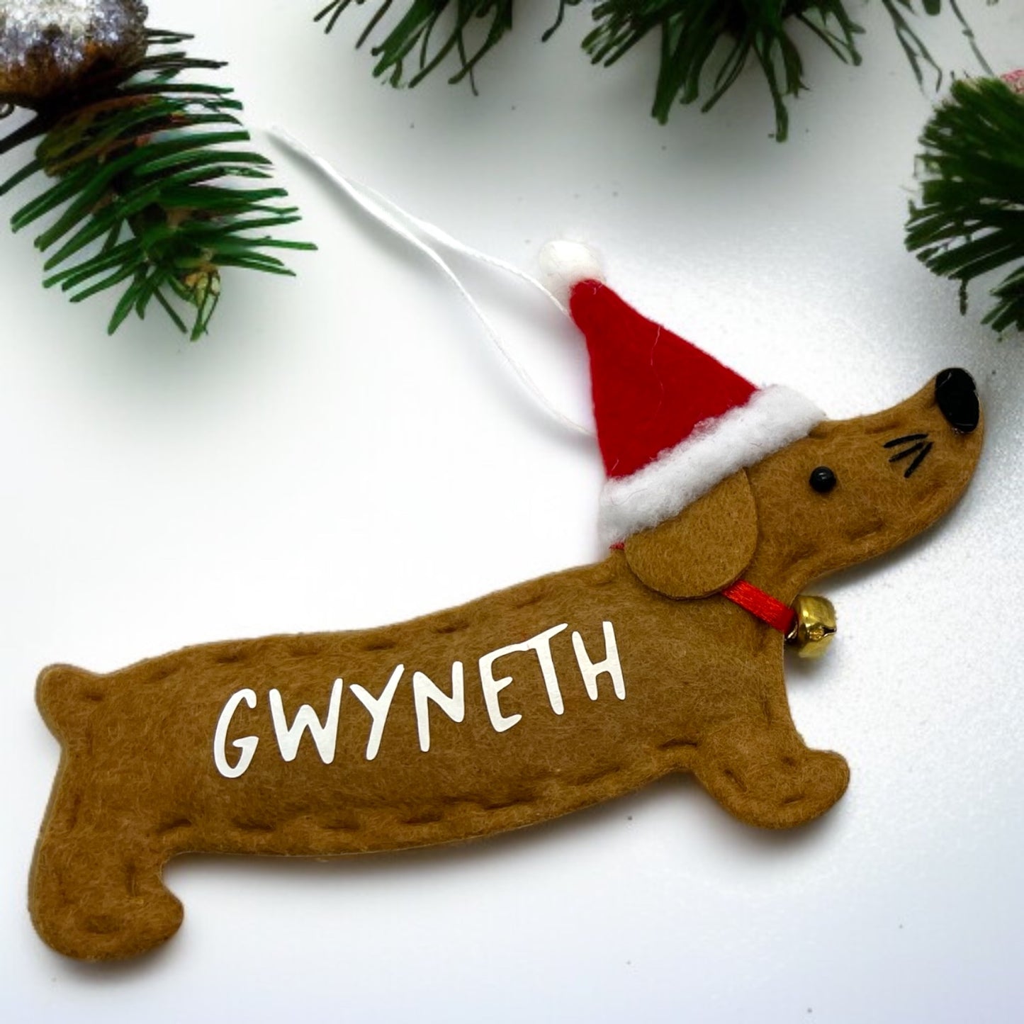 Furry Festivities: Custom Felt Dog Ornaments for Tail-Wagging Holiday Cheer!