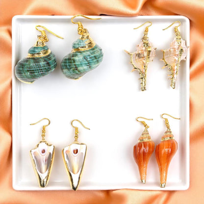 Dive into the Ocean Vibes with Our Seashell Dangle Earrings!