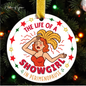 Life of a Showgirl Christmas Ornament – Perimenopause/Menopause Edition