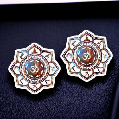 Zen Vibes Only: Yoga Stud Earrings for the Yogi in You!