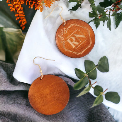 Wooden Registered Nurse Earrings - Celebrate with Style!