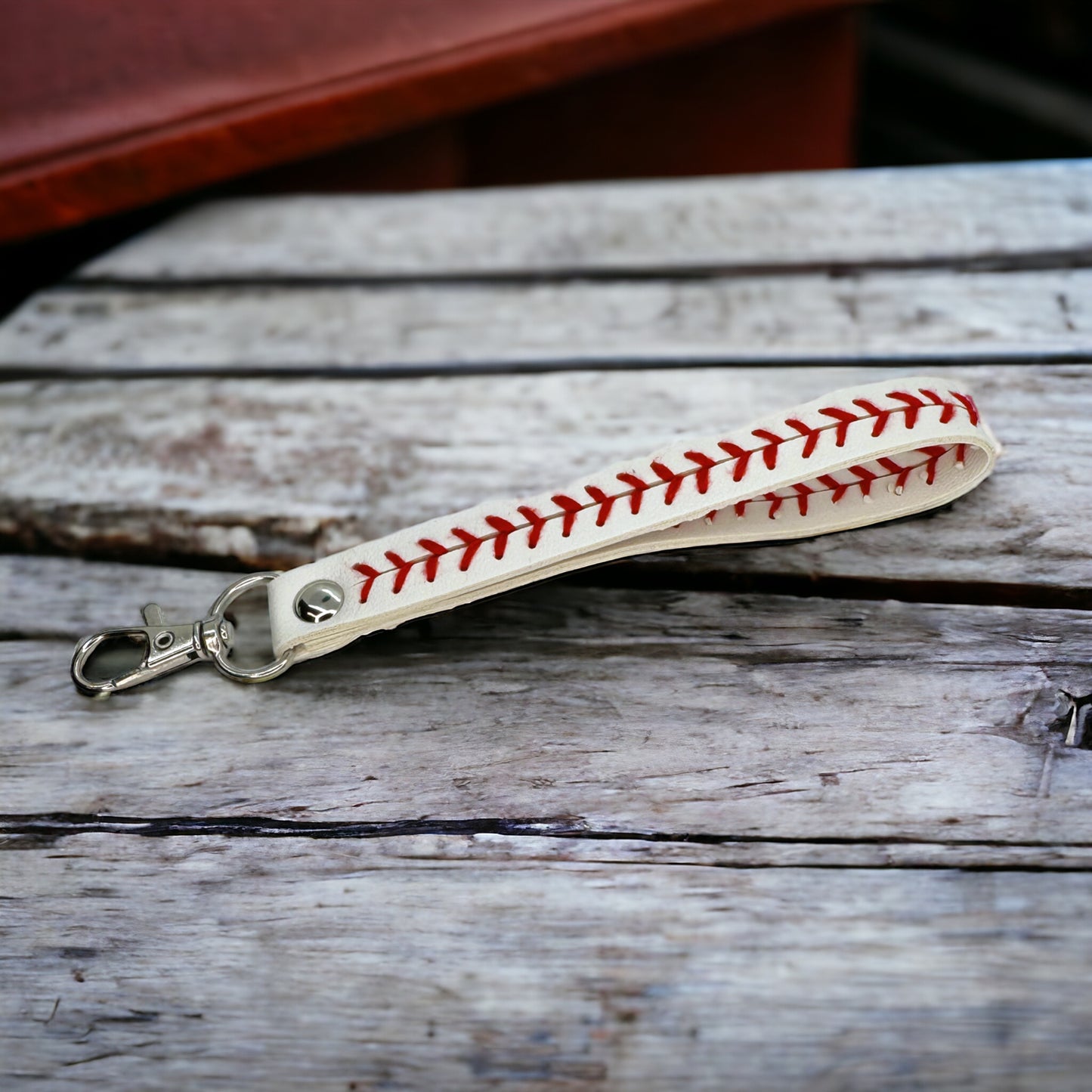 Stylish Yellow or White Leather Strap Key Chain – Handcrafted for Durability and Elegance