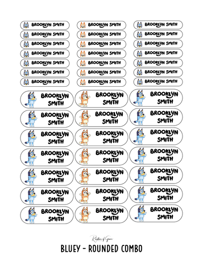 Back to School Personalized Character Labels – Waterproof & Customizable!