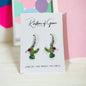 Sparkling Hummingbird Earrings - Nature's Artistry in Your Ears! 