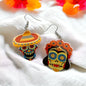 Fiesta Earrings - Dia de los Muertos, Halloween Earrings, Taco Tuesday, Tequila Earrings, Halloween Earrings, Piñata Earrings, Day of the Dead, Avocado Earrings, Cinco de Mayo - Rhythms of Grace Creative
