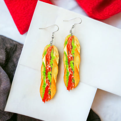 Sub-tastic Sandwich Earrings: Foodie Fashion That’s a Bite Above!