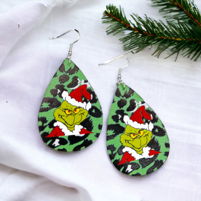 Mean One Dangle Earrings: Get Your Grinch On This Christmas!
