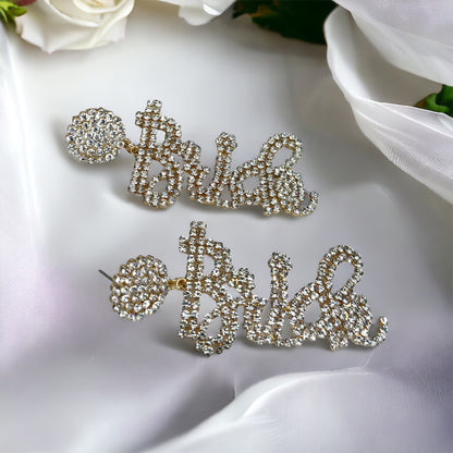 Sparkling Rhinestone Bridal Earrings: Dazzle on Your Special Day! 🌟