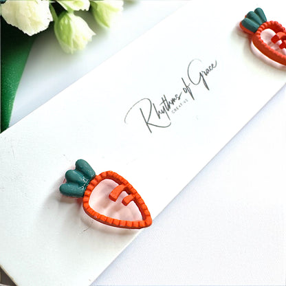Jump into Spring: Adorable Carrot Easter Studs for Your Festive Flair! - Rhythms of Grace Creative