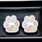 Vibrant Paw Print Studs – A Purr-fect Gift!