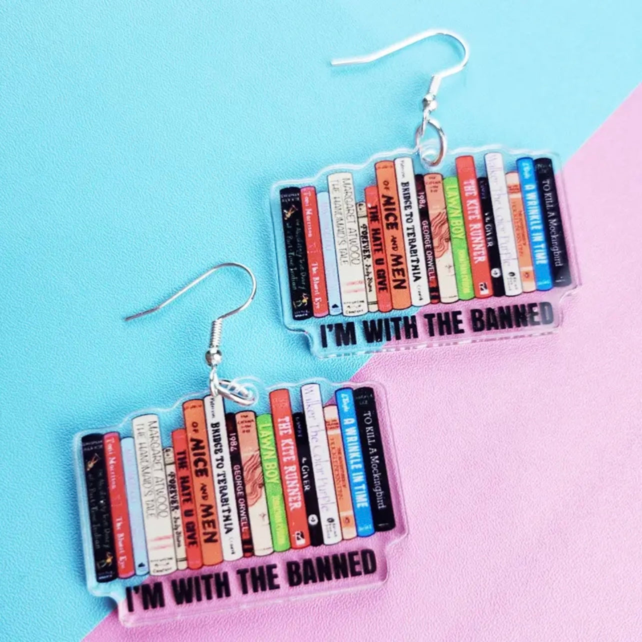  I'm With the Banned Earrings: Wear Your Story! ✨📚 - Rhythms of Grace Creative