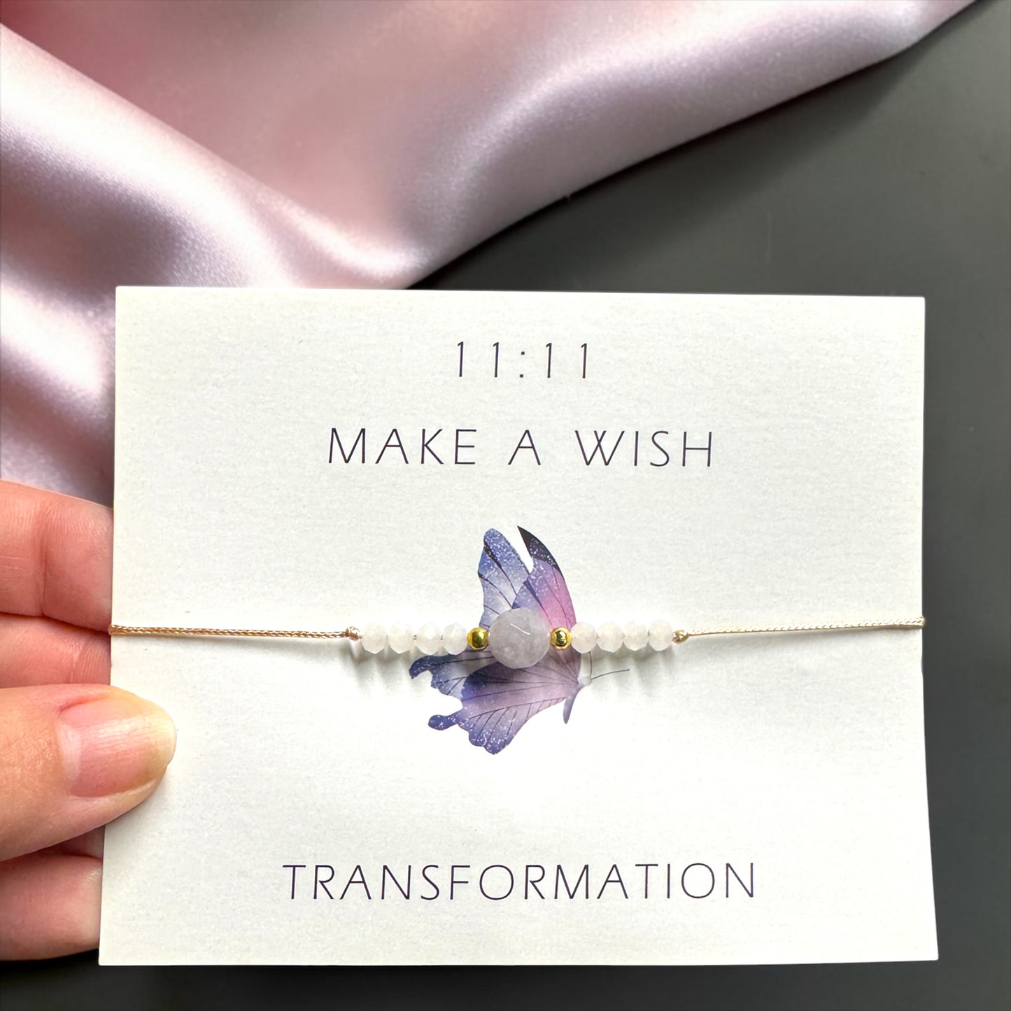 Make a Wish 11:11 Beaded Bracelet — Wear Your Dreams, Spark Your Transformation!