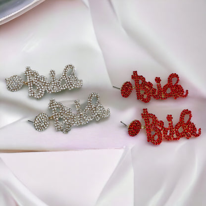 Sparkling Rhinestone Bridal Earrings: Dazzle on Your Special Day! 🌟