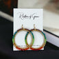 Vibrant Rainbow Crystal Earrings - Sparkle Every Day!