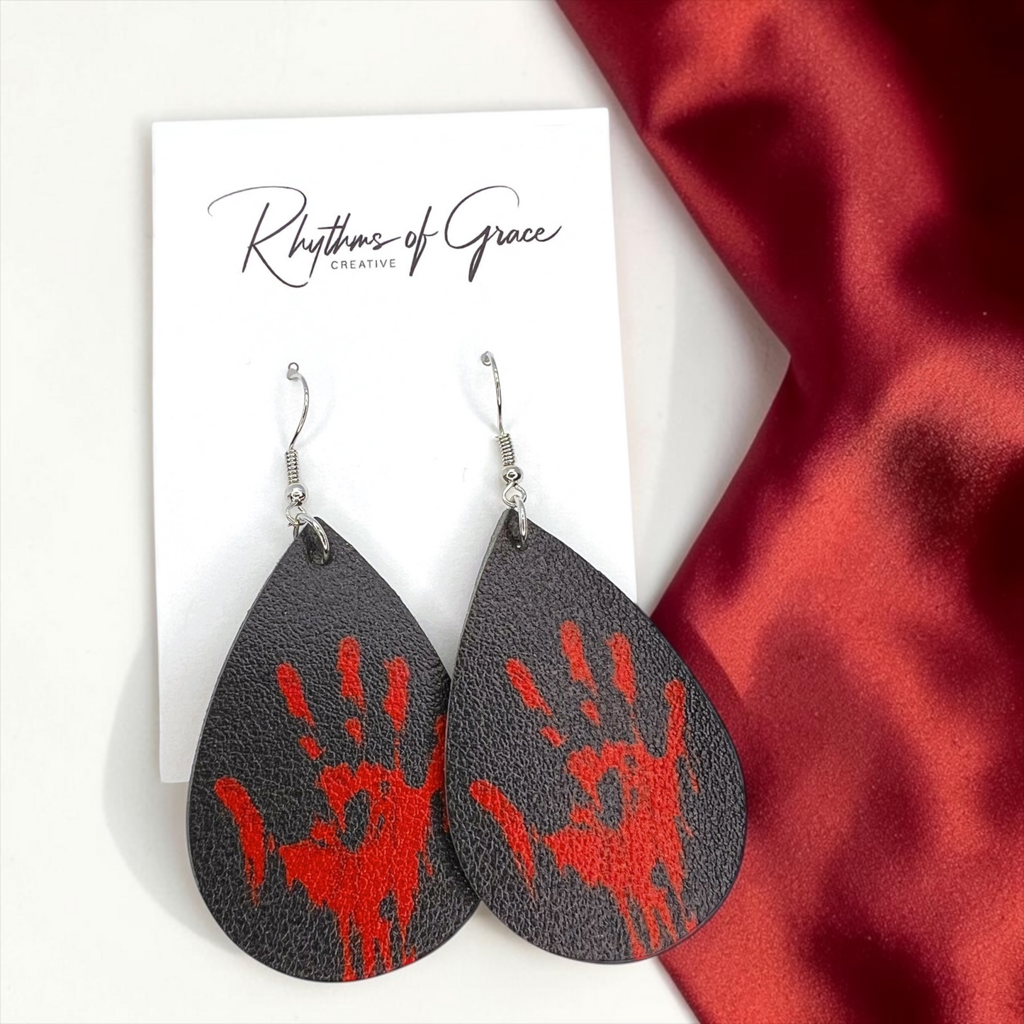 Crime Scene Chic: Spooky True Crime Dangle Earrings!