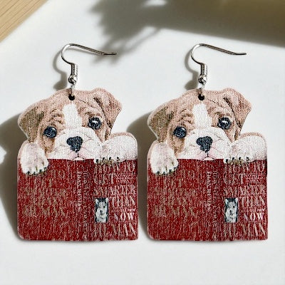 Back to School Animal Teacher Earrings – Cat, Dog, Sloth & Grad Designs | Fun Teacher Accessories - Rhythms of Grace Creative