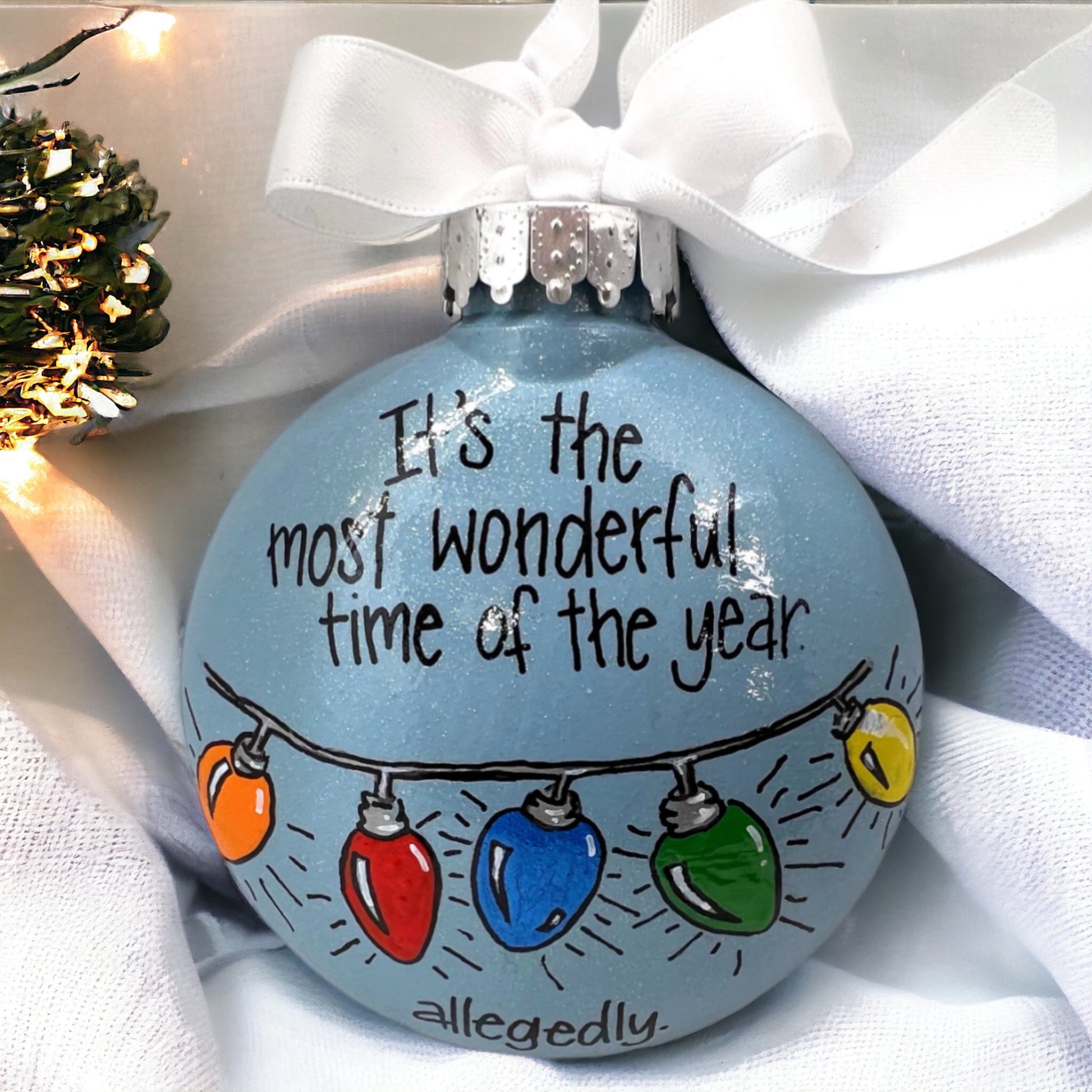Christmas Ornament: “The most wonderful time of the year… allegedly.” - Rhythms of Grace Creative