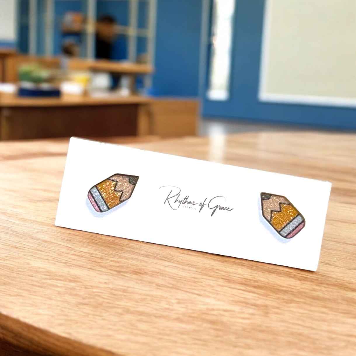 Pencil Me In: A+ Teacher Earrings That Write Style!
