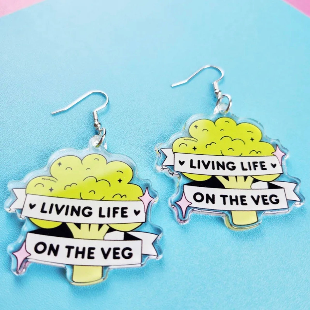 Veg Life Earrings: Living Life on the Veg 🌱 - Rhythms of Grace Creative
