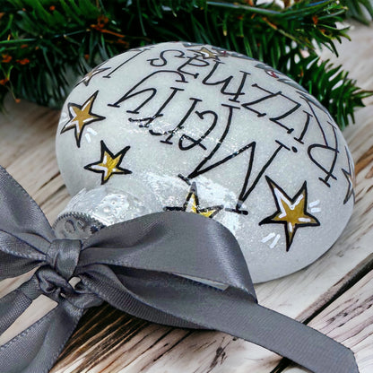 Merry Rizzmas! Custom 2024 Hand-Painted Christmas Ornament