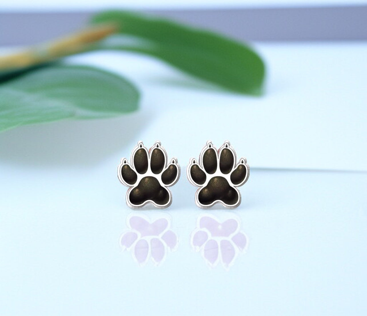 Vibrant Paw Print Studs – A Pawfect Gift! 🐾 10 Colors Available!
