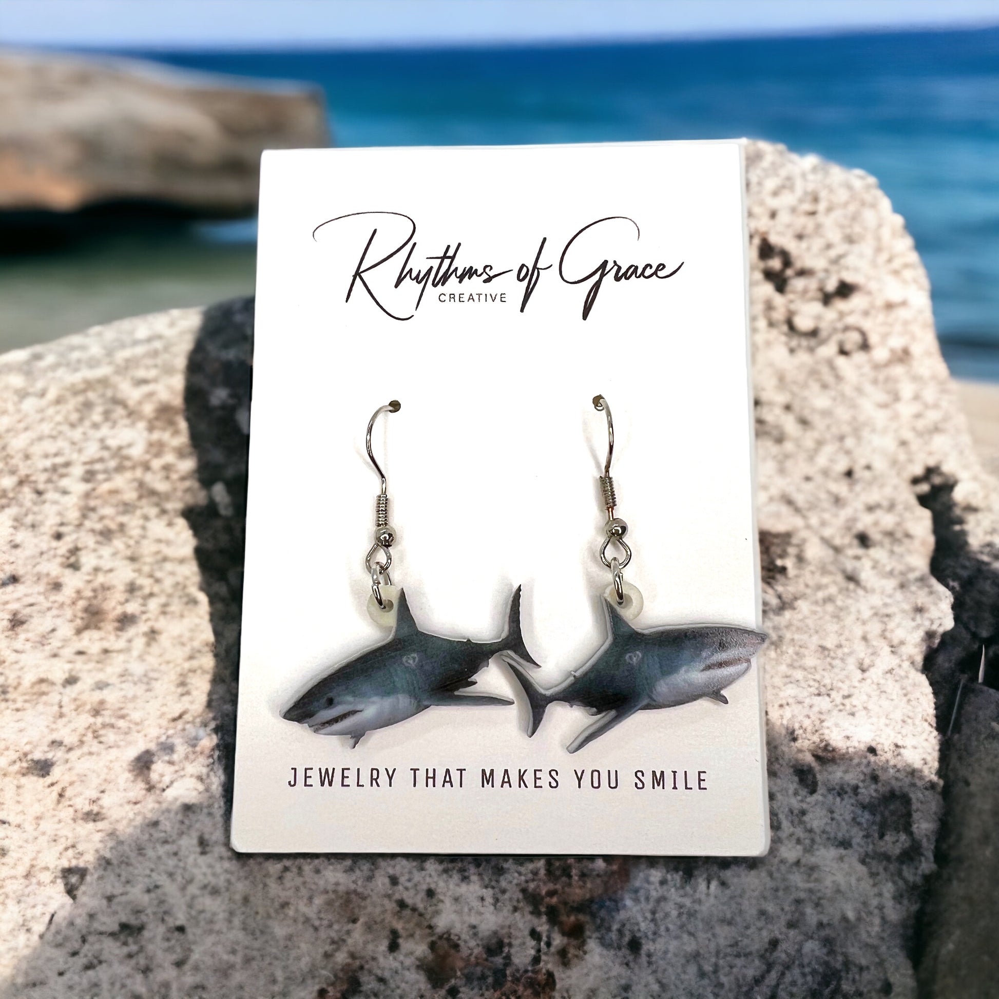 Shark-tastic Earrings: Dive into Style with JAWSome Accessories! - Rhythms of Grace Creative