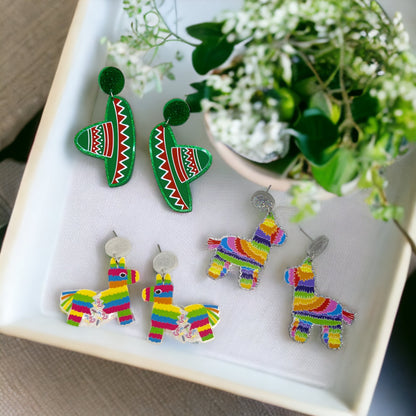 Fiesta Fabulous: Dangle Earrings for a Colorful Cinco de Mayo Celebration! - Rhythms of Grace Creative