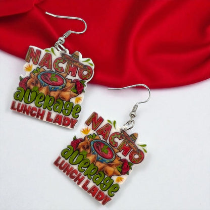 Lunch Lady Earrings: Celebrate the Heroes of the Cafeteria! 🌮 - Rhythms of Grace Creative