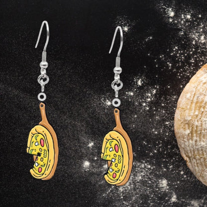 Pizza Your Heart Out: Adorable Pizza Earrings for Food Lovers! 🍕