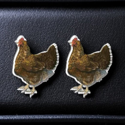 Cluck-tastic Chicken Stud Earrings – Three Charming Styles!