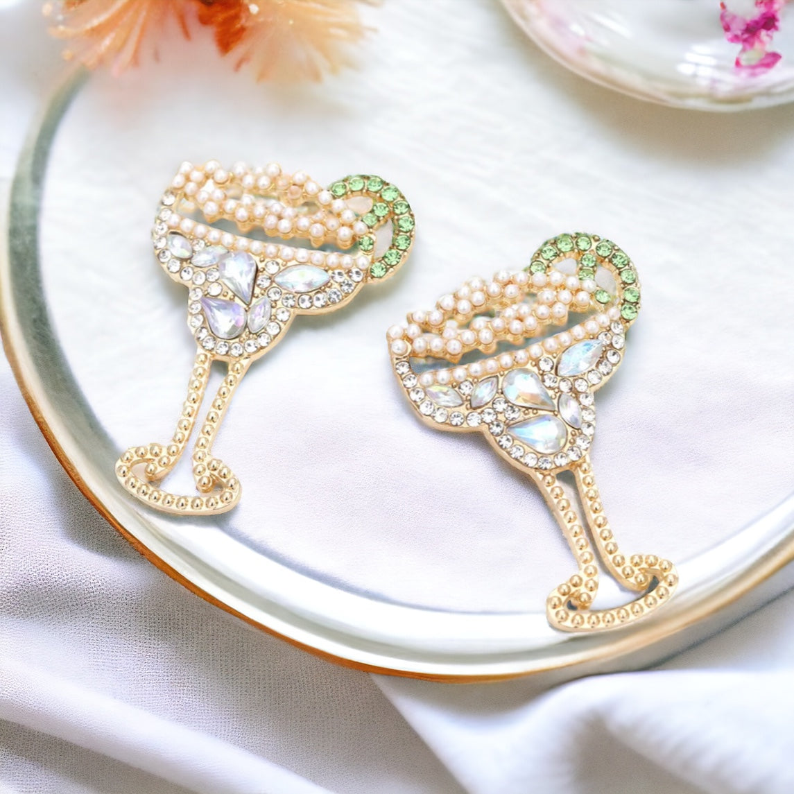 Fiesta Flair: Dazzling Margarita Earrings for Every Celebration!
