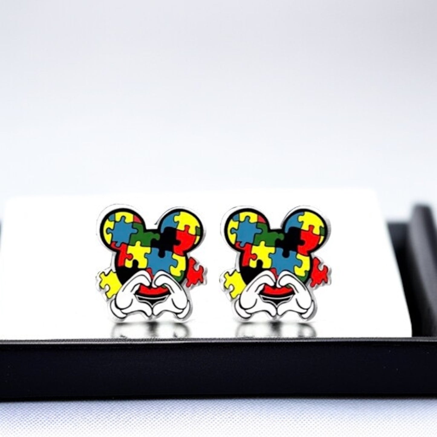 Stand Out for a Cause: Charming Autism Awareness Studs!