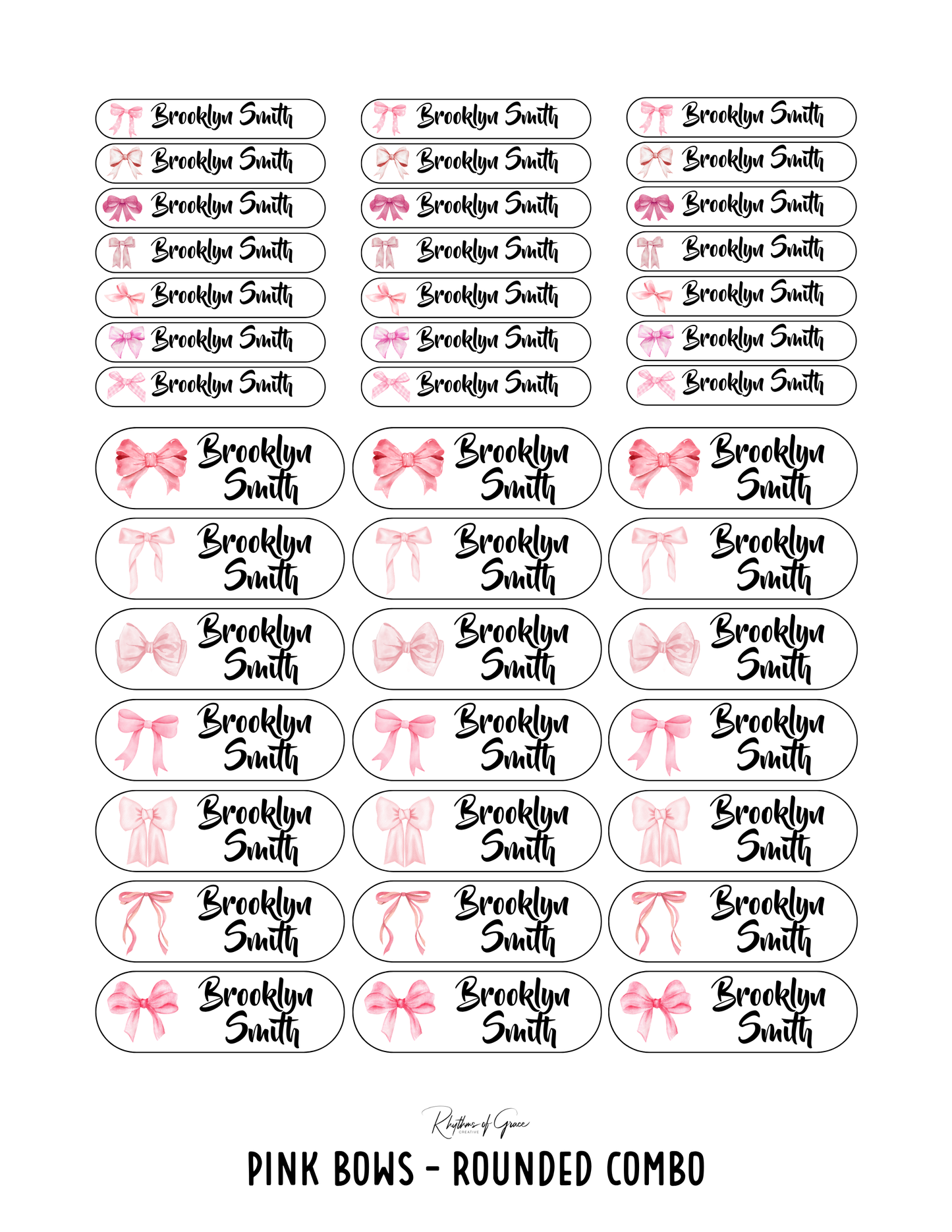 Back to School Personalized Character Labels – Waterproof & Customizable!