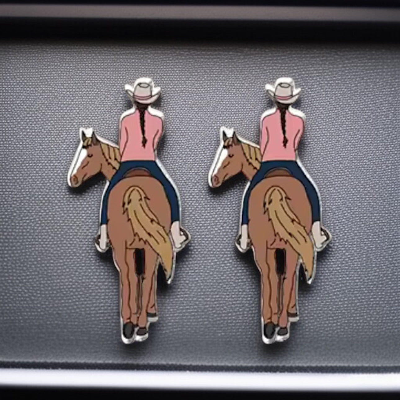 Hoofin' It in Style: Adorable Horse Stud Earrings!