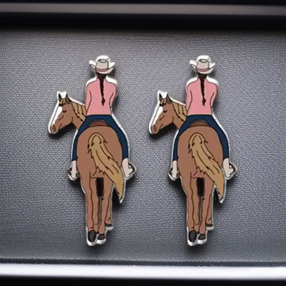 Hoofin' It in Style: Adorable Horse Stud Earrings!