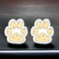 Vibrant Paw Print Studs – A Purr-fect Gift!