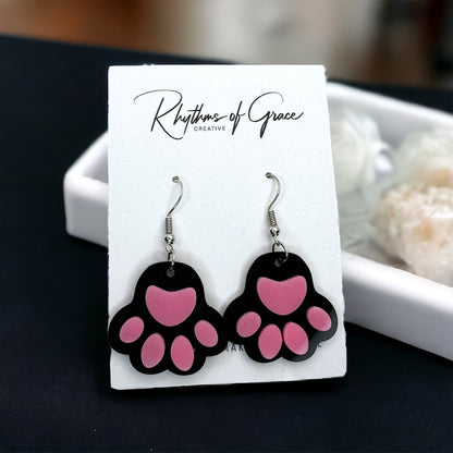Paw Print Earrings - A Must-Have for Every Dog Lover! 🐶