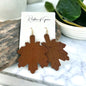 Fall in Love with Autumn: Handmade Maple Leaf Earrings! - Rhythms of Grace Creative