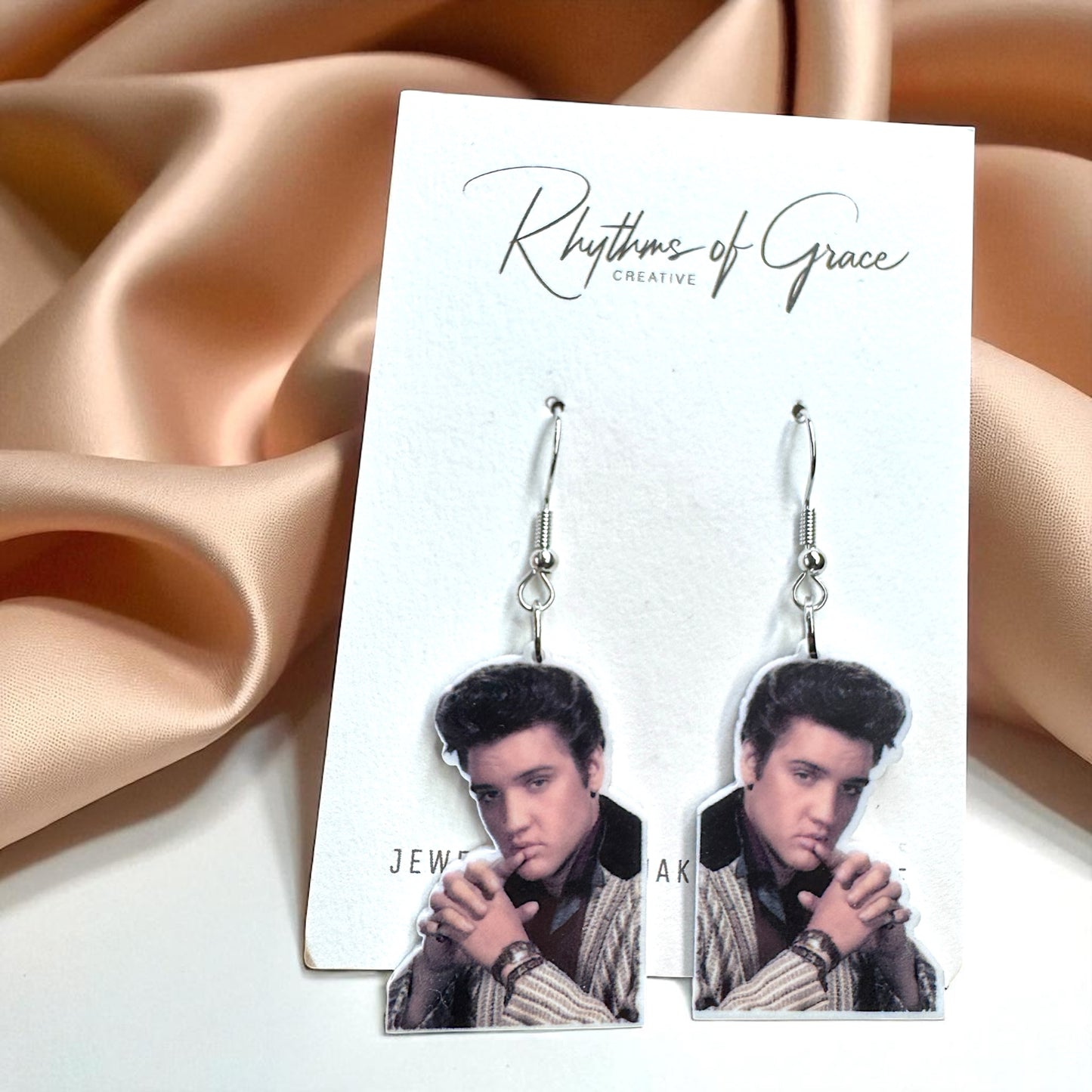 Rock Your Style: Elvis Presley Dangle Earrings - 12 Iconic Designs! 🎸