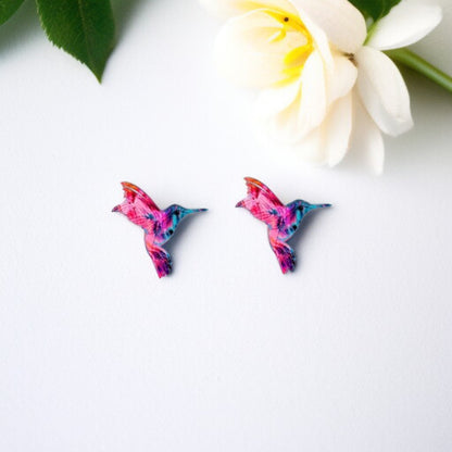 Flutter into Fashion with Hummingbird Stud Earrings!