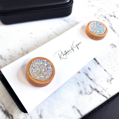 Sparkle & Shine: Faux Druzy Stud Earrings! ✨