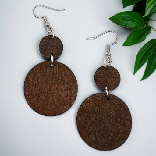 Boho Chic Wooden Earrings - Elevate Your Style! 🌿 - Rhythms of Grace Creative