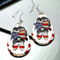 Patriotic Red, White, and Blue Teardrop Dangle Earrings – 4 Unique Styles