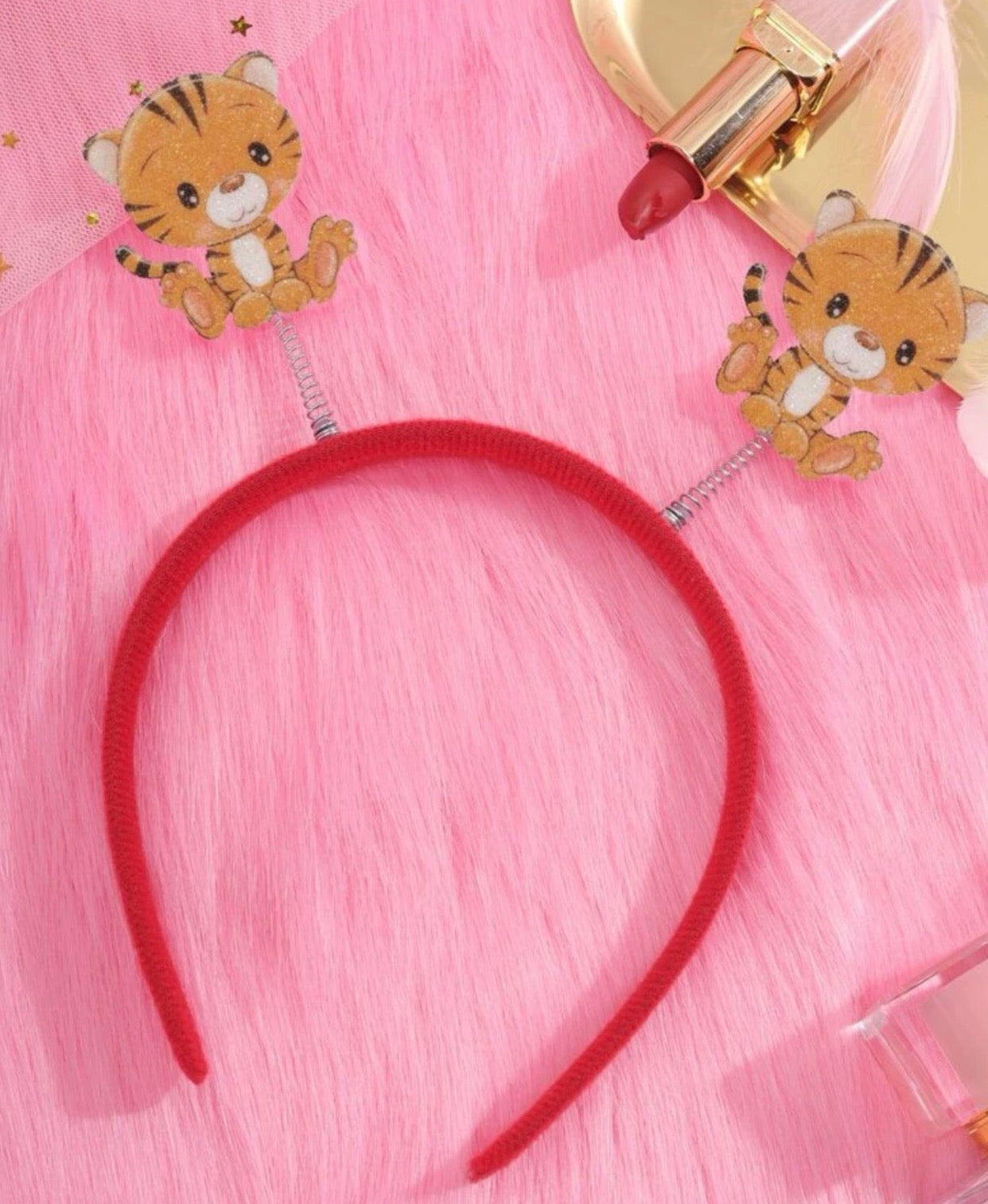 Tiger Headband - Tiger Headpiece, Tiger Costume, Animal Headband, Tiger Cartoon, Kids Tiger Headband - Rhythms of Grace Creative