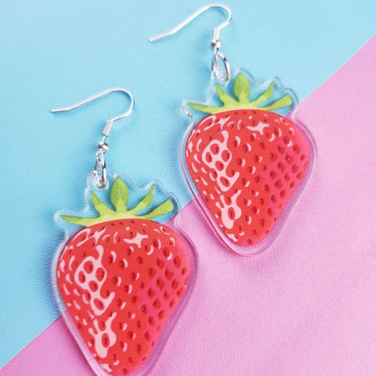 Berry Sweet Summer Earrings - Dazzling Strawberry Dangles! - Rhythms of Grace Creative